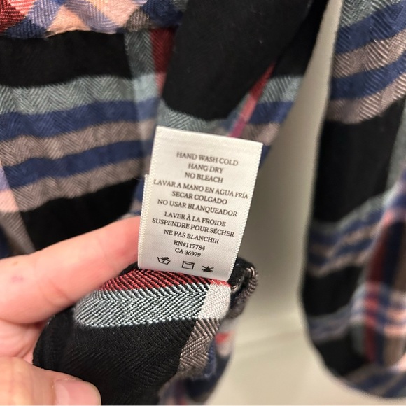 Rails Hunter Button Down Shirt Small black melon aqua - Picture 13 of 16